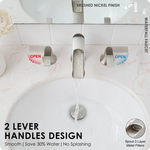 HOIGY dual-handle faucet enables precise temperature control