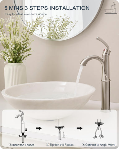 HOIGY included PEX water hoses for reliable water delivery