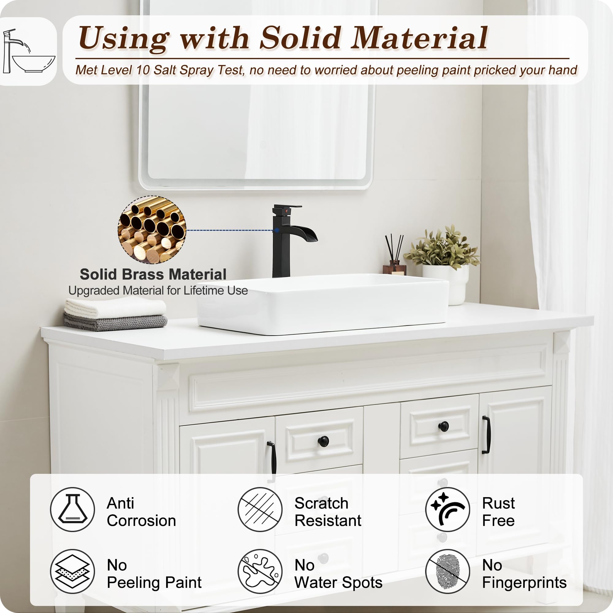 HOIGY single-handle control allows quick temperature and flow adjustments