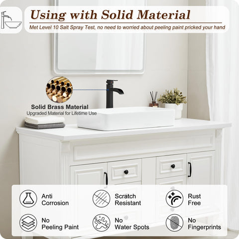 HOIGY single-handle control allows quick temperature and flow adjustments