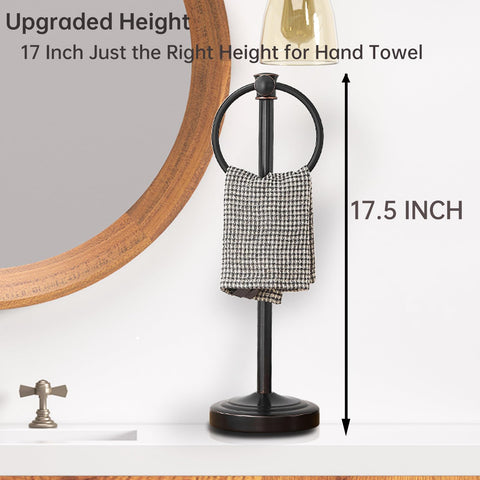 Hoimpro anti-slip base keeps towel rack stable on surfaces