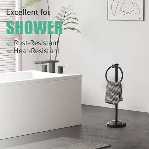 Hoimpro brushed stainless steel towel rack with durable, rustproof finish