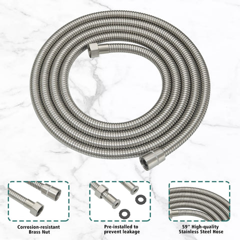 Hoimpro ergonomic, lightweight design ensures comfortable handling in shower