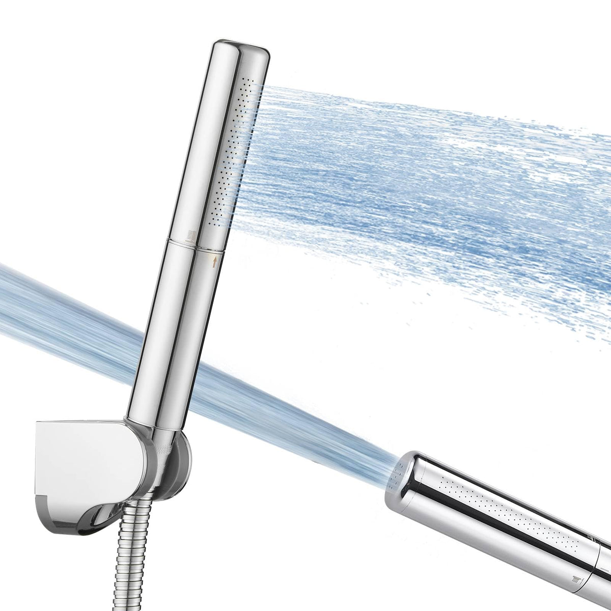 Hoimpro high-flow 7-inch chrome shower head delivers strong, refreshing spray