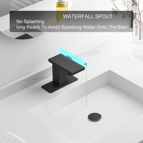 Hoimpro 6-inch deck plate creates a clean vanity edge