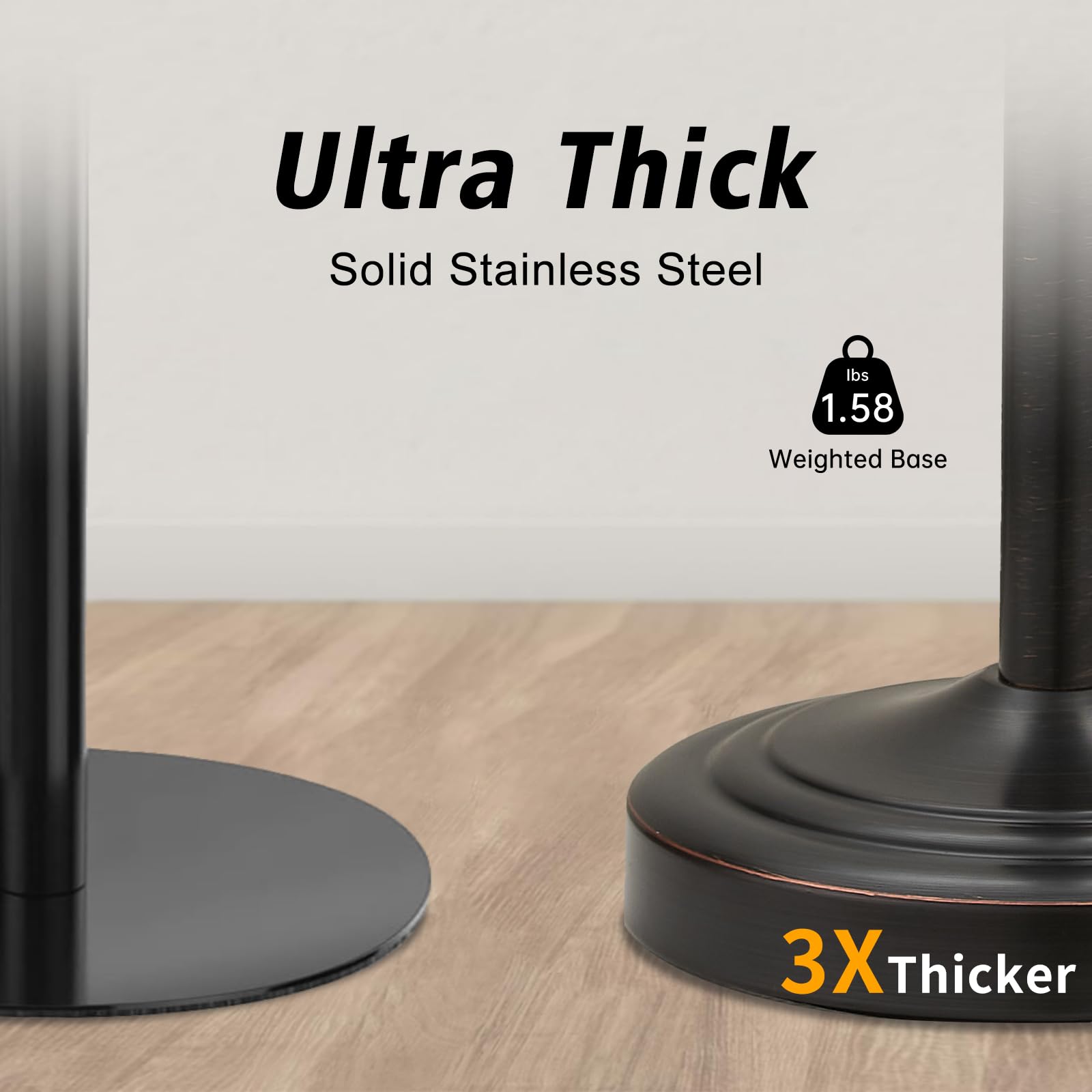 Hoimpro oil rubbed bronze finish adds warm decor touch