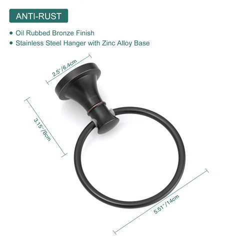 Hoimpro oil rubbed bronze close-up of SUS304 stainless steel body for rust resistance