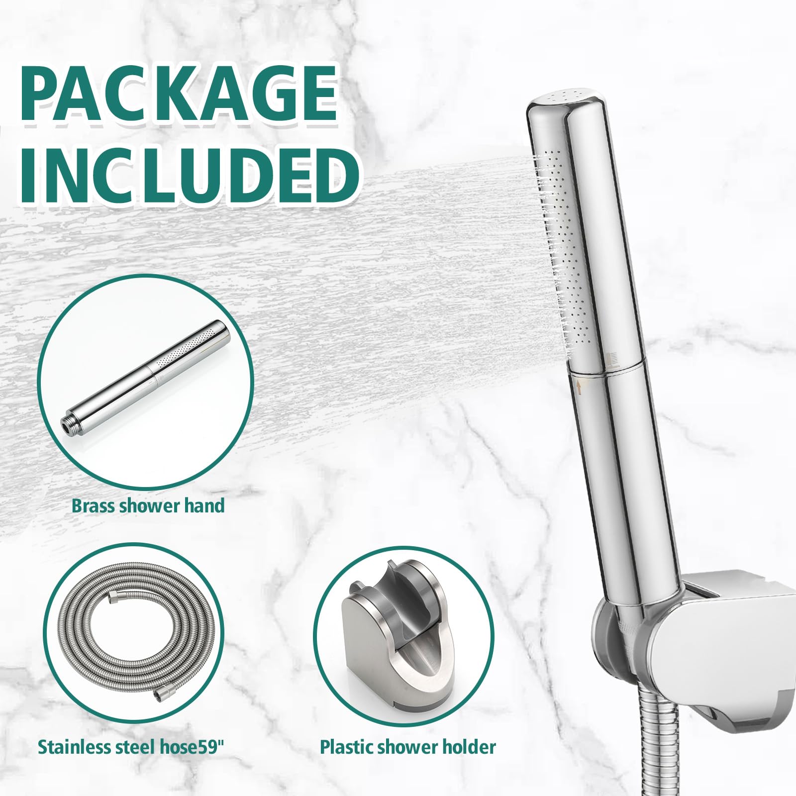 Hoimpro versatile setup for showering, cleaning, and pet washing tasks