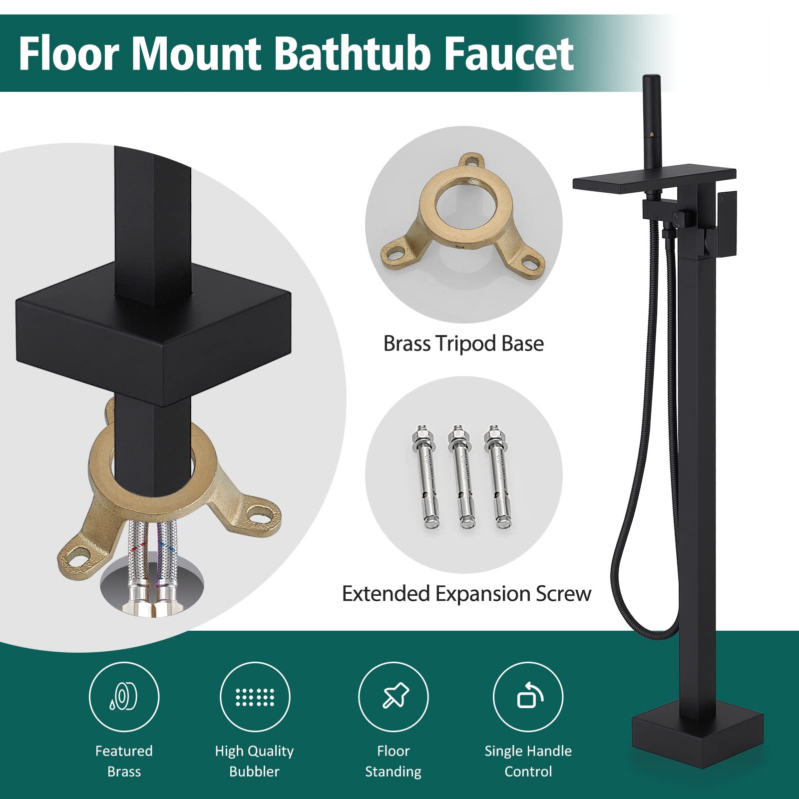 Hoimpro installation-kit includes all hardware for a straightforward DIY setup.