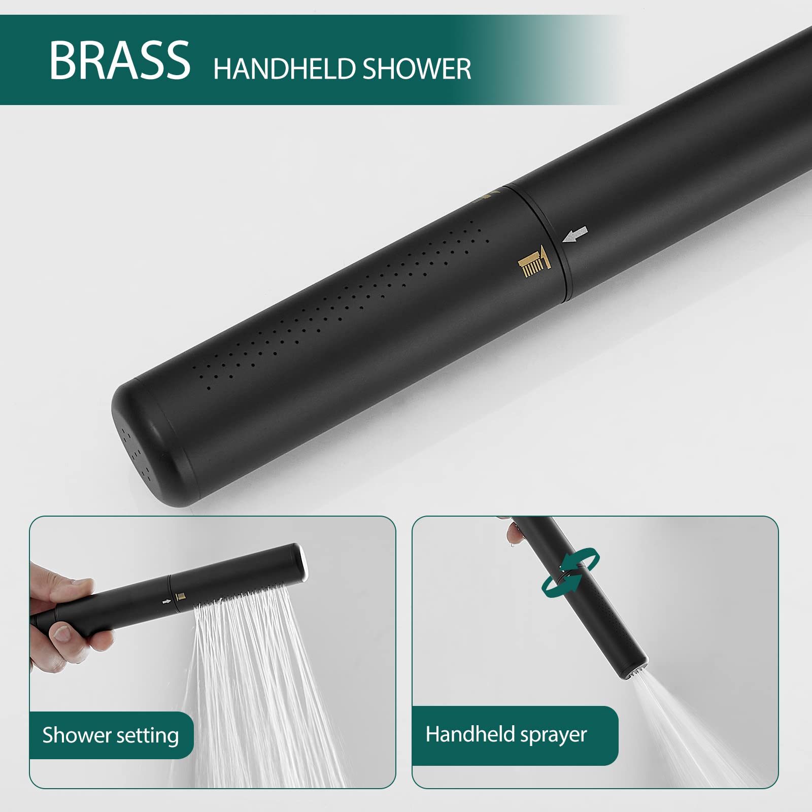 Hoimpro matte-black-finish combines modern style with corrosion resistance in humid bathrooms.