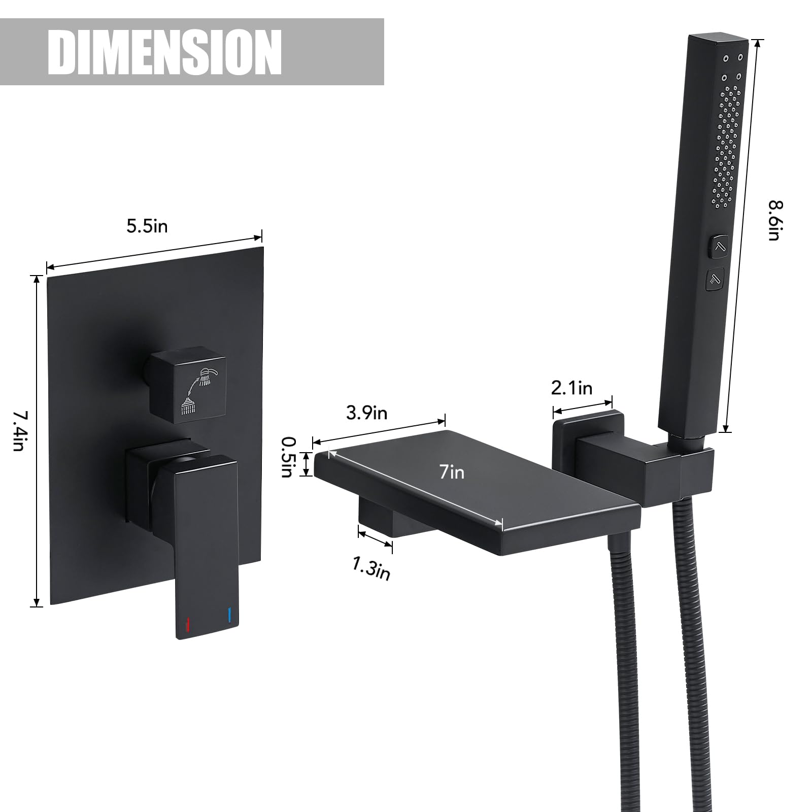 Hoimpro wall-mount installation delivers clean bathroom aesthetics
