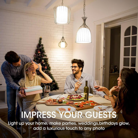 Hoimuv 100W A19 chandelier-compatible bulb for elegant fixtures