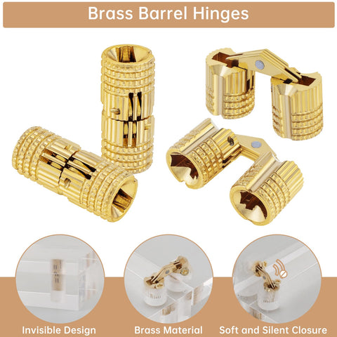 HOJLKLD screws included with hinges simplify quick DIY jewelry box projects.