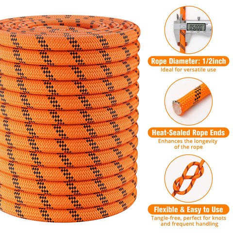 HOKINETY heat-sealed ends close-up prevents fraying and enables quick use