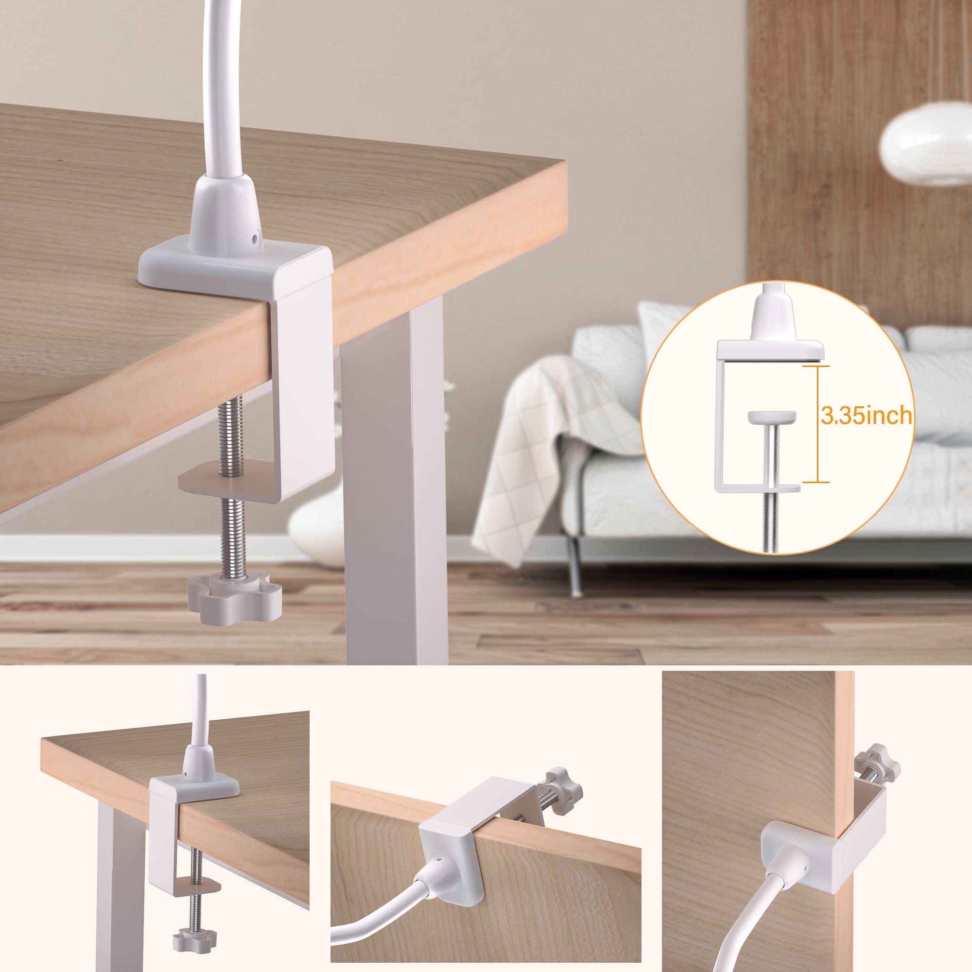 Hokone LED desk lamp dimmable touch control for easy brightness