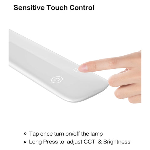 Hokone LED desk lamp wide lighting area covers the entire desk