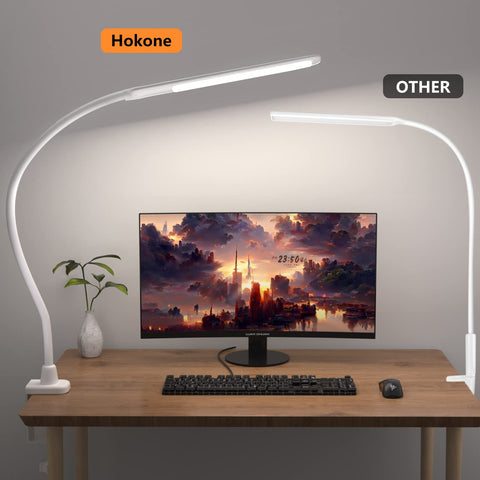 Hokone nail-art friendly lamp supports desk-based beauty routines