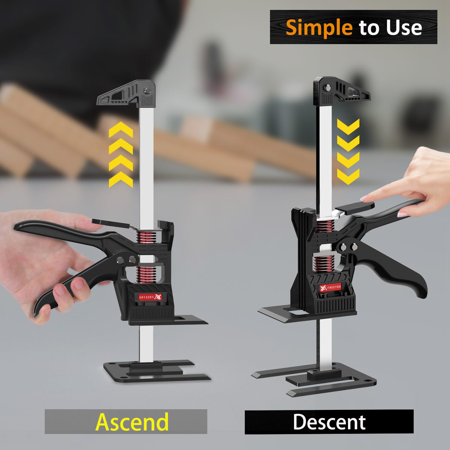 HolaYou Arm Jack drywall lift for stable positioning