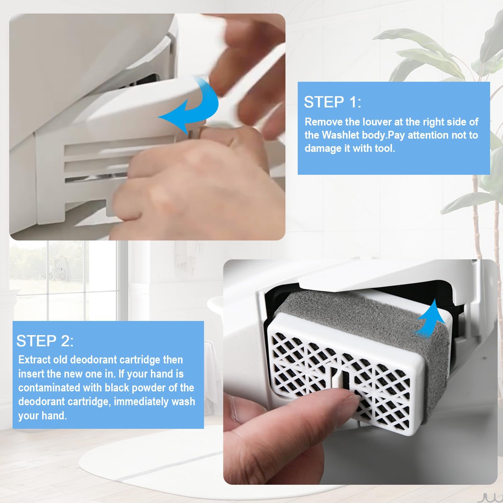 Holdly odor-control improves bathroom air quality in a real setting.