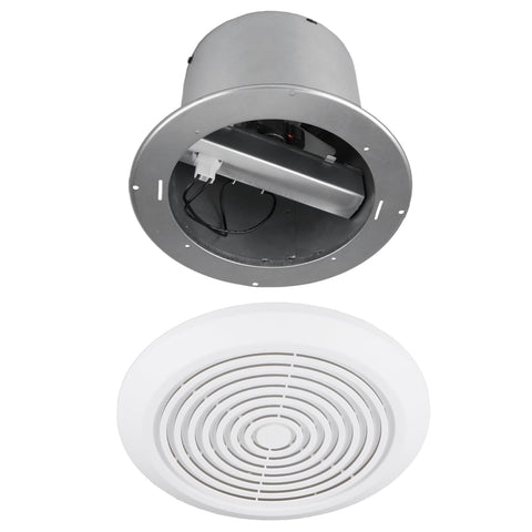Holdly V2262-50 7in exhaust fan front view improves bathroom ventilation and moisture control.
