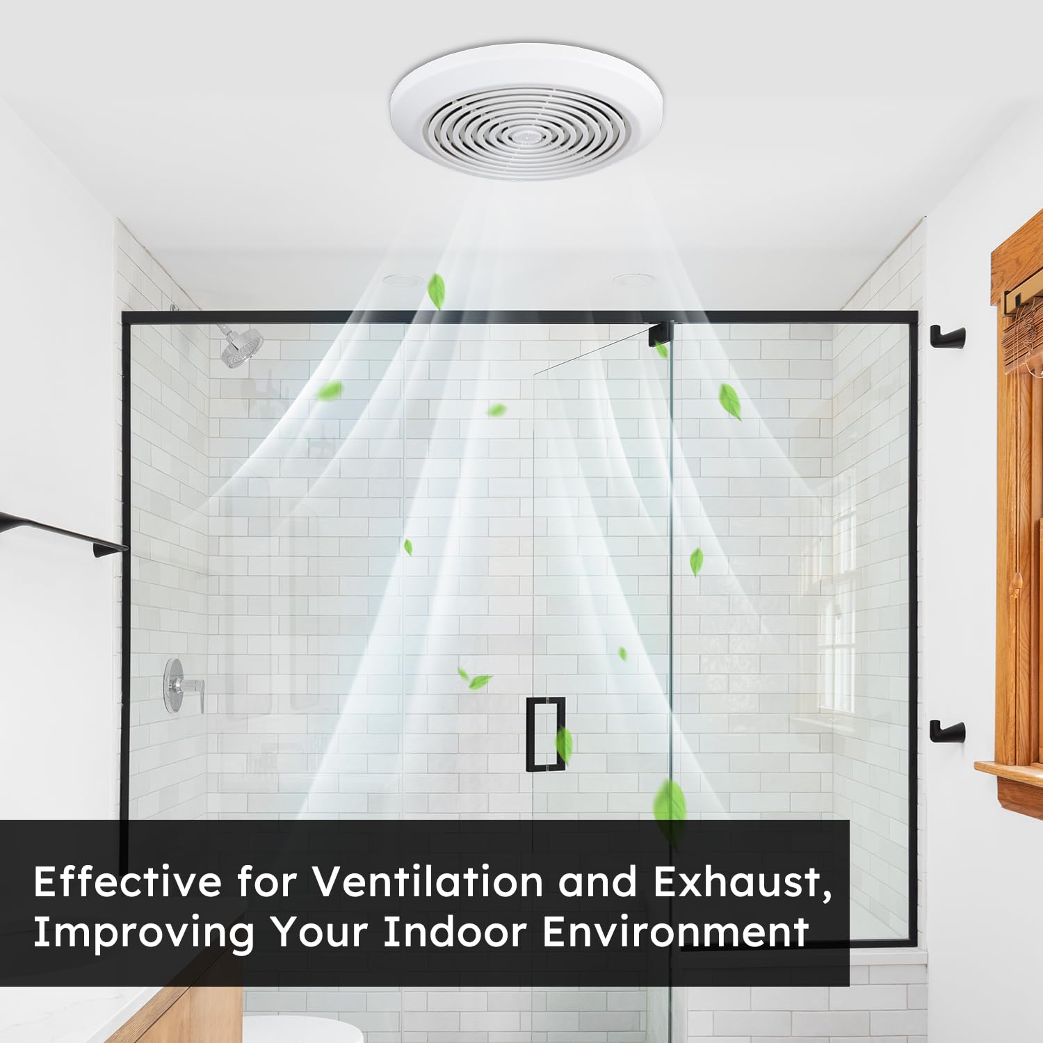 Holdly V2262-50 7in exhaust fan installation diagram shows easy setup.