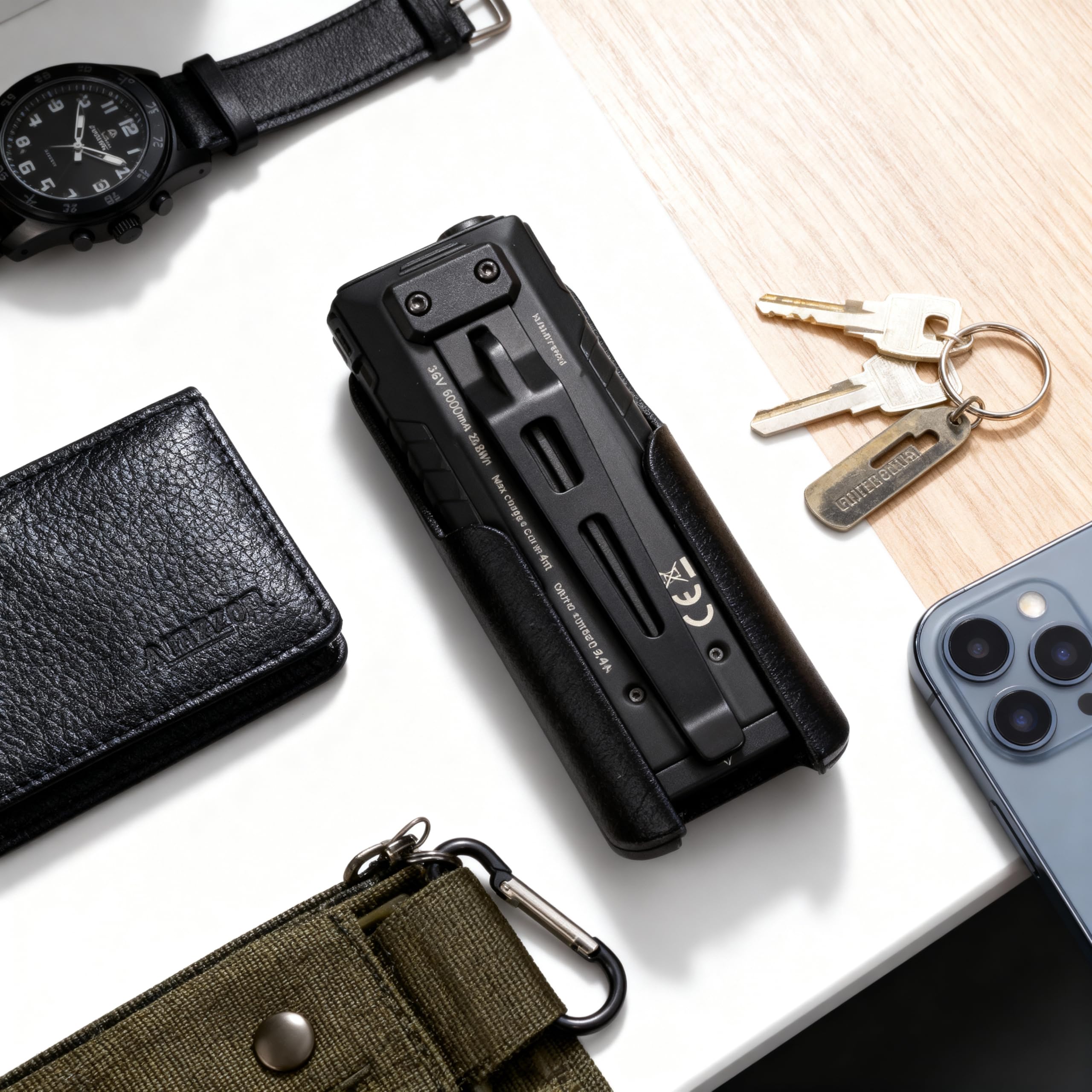 HoldMyGear note: flashlight not included with holster.