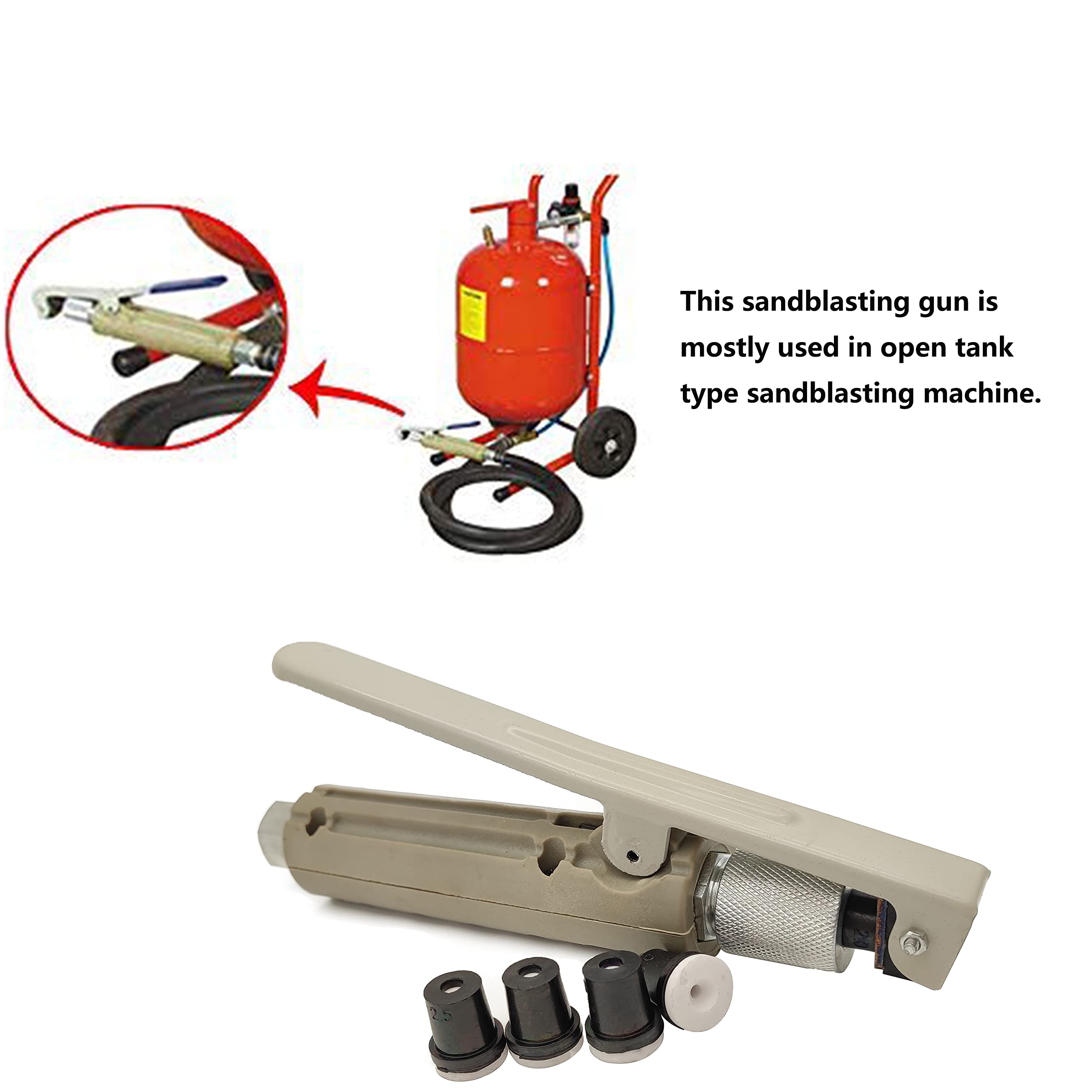 HoldWin sandblaster ideal for cars, bathtubs, tiles, and pools.