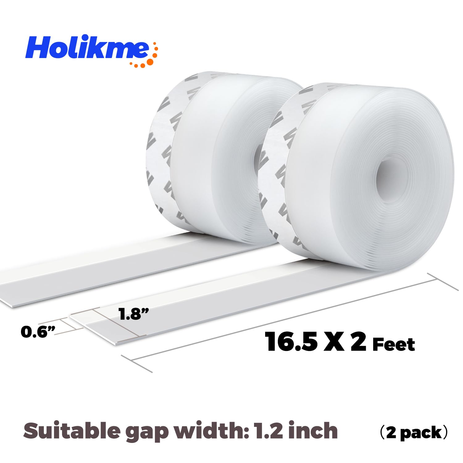 Holikme door seal helps reduce noise, dust, and drafts in rooms