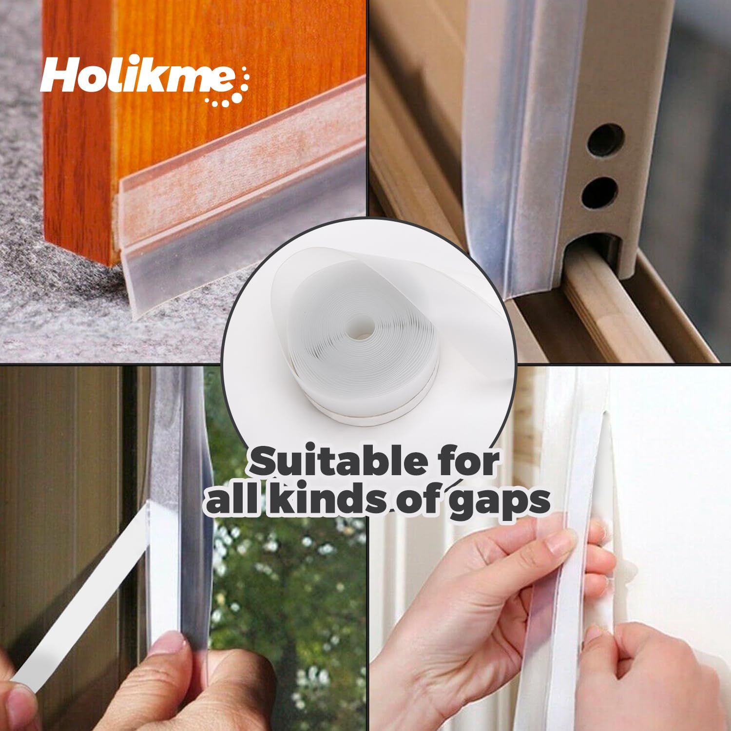 Holikme temperature-control seal is easy to install on doors