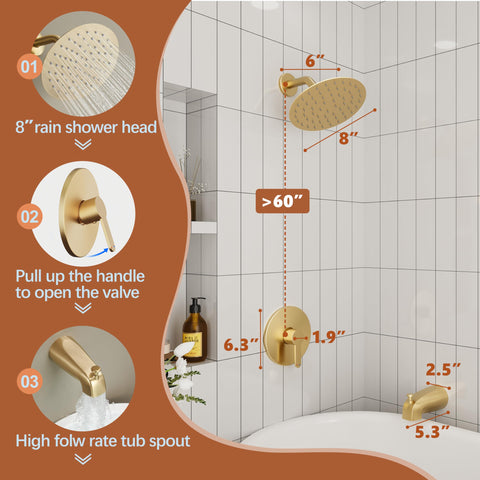 HoliSpa single-handle control with easy temperature and flow adjustment