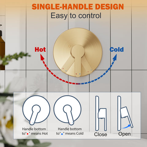 HoliSpa 1/2-inch US plumbing connections for simple installation