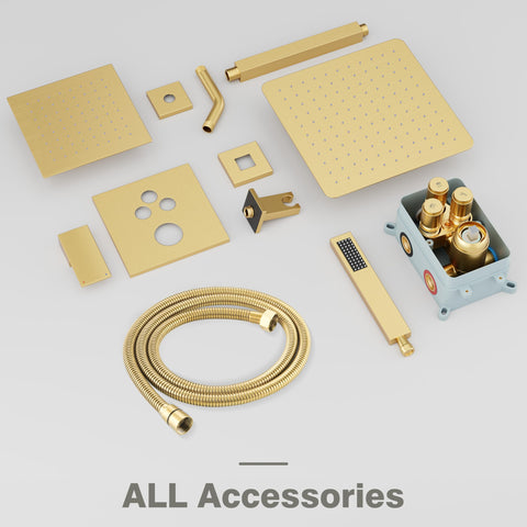 HoliSpa Gold Shower System includes clear installation instructions for quick setup.
