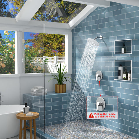 HoliSpa single-handle control for easy temperature and flow adjustments