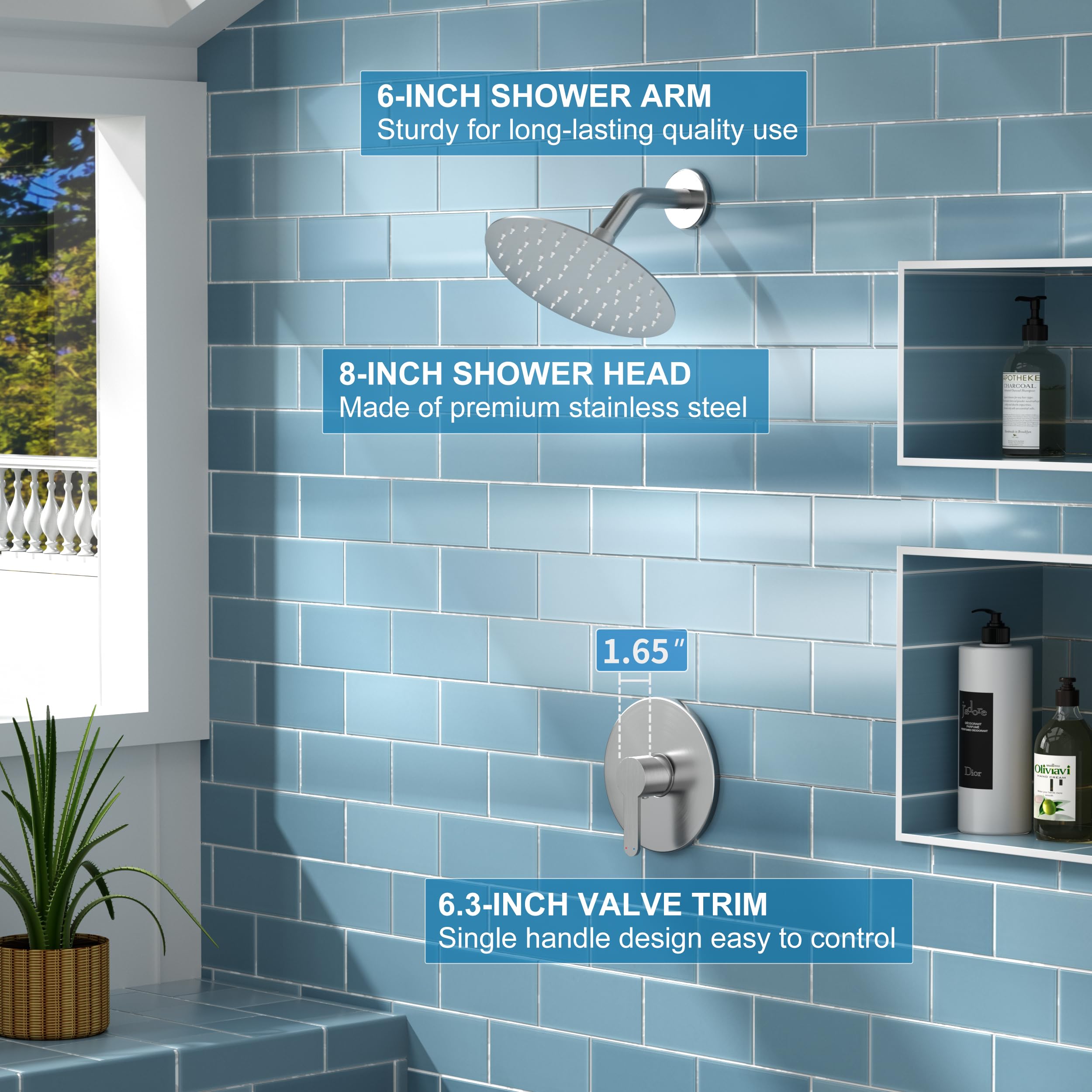 HoliSpa SUS304 stainless-steel construction ensures durable performance