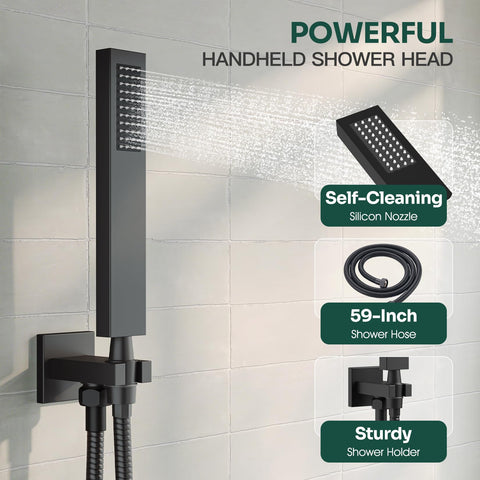 HoliSpa shower valve with trim offers precise temperature control