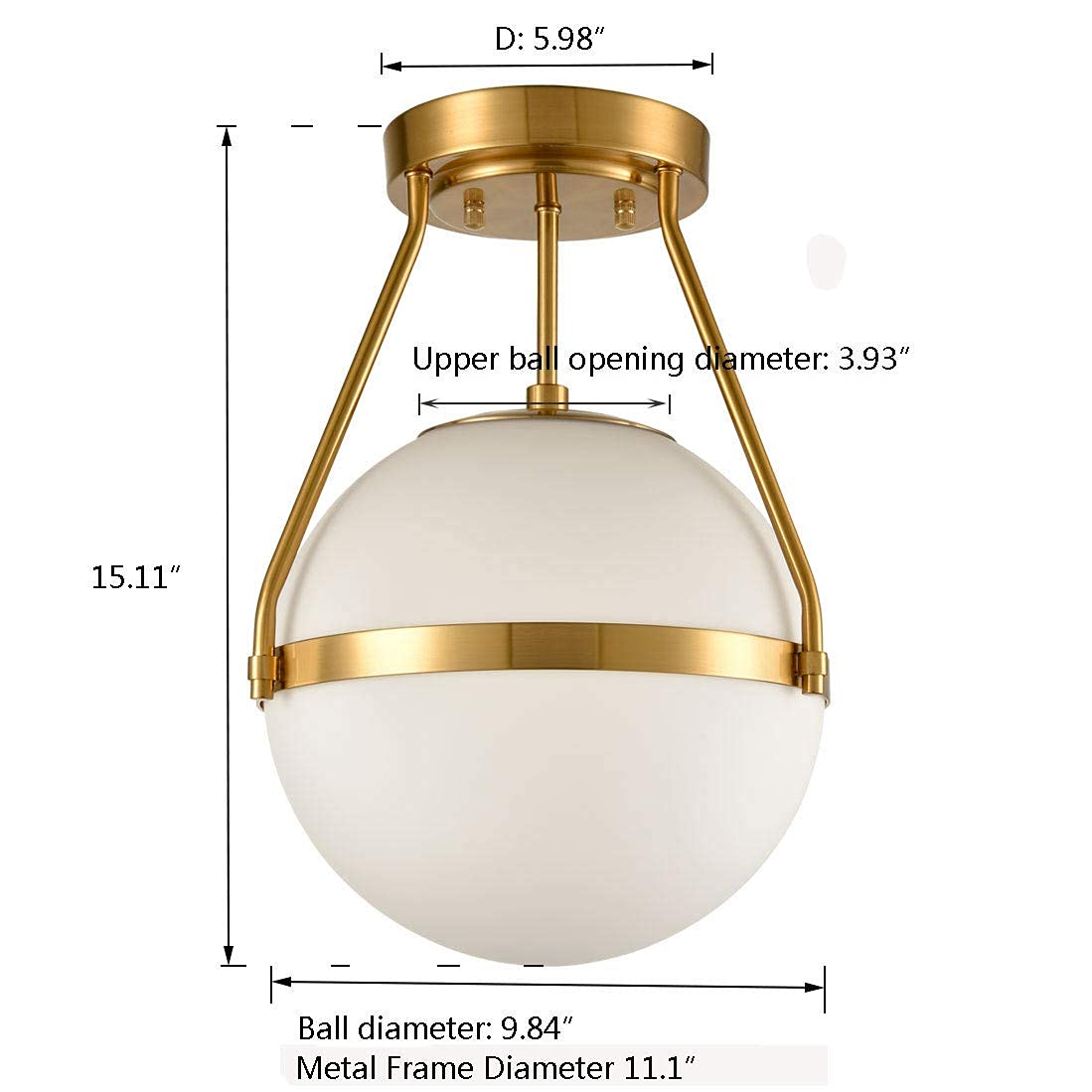 HOLKIRT ETL-listed ceiling light ensures safe installation