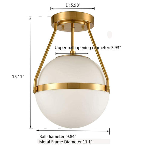 HOLKIRT ETL-listed ceiling light ensures safe installation