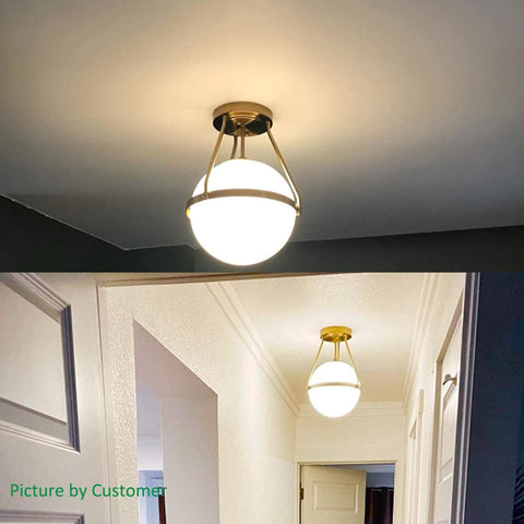 HOLKIRT mid-century globe light ideal for dining area