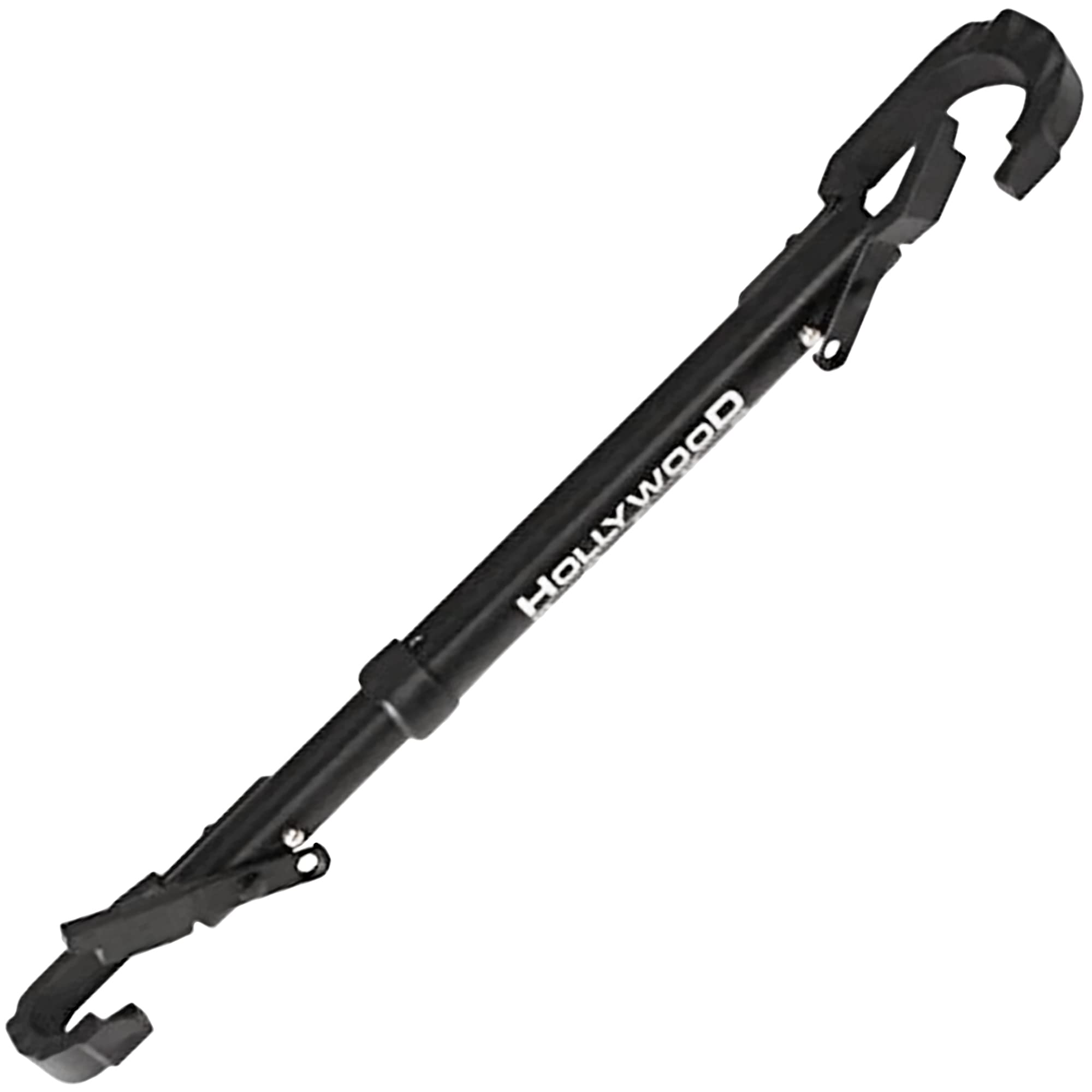 Hollywood Racks Pro bike adapter bar extends 21–28 inches for varied frames.