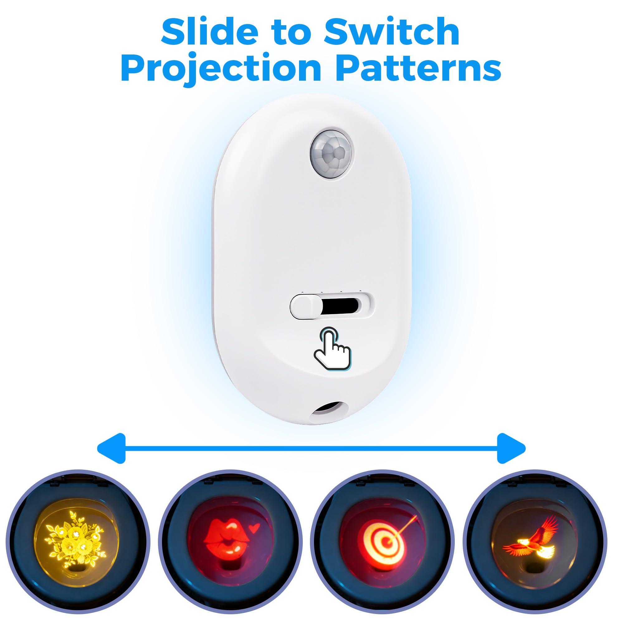 Holoith magnetic base helps secure the night light on smooth surfaces