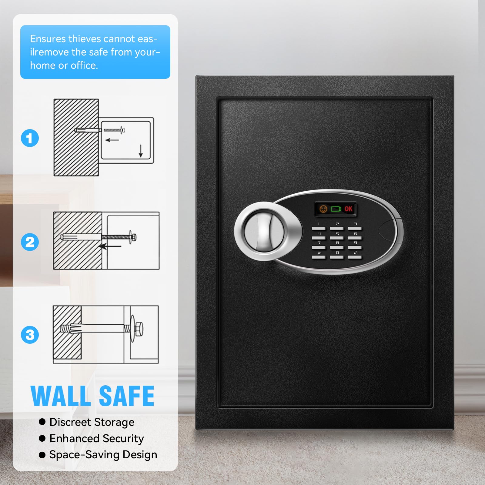 HOLOJOY steel construction emphasizes durability and reliable protection