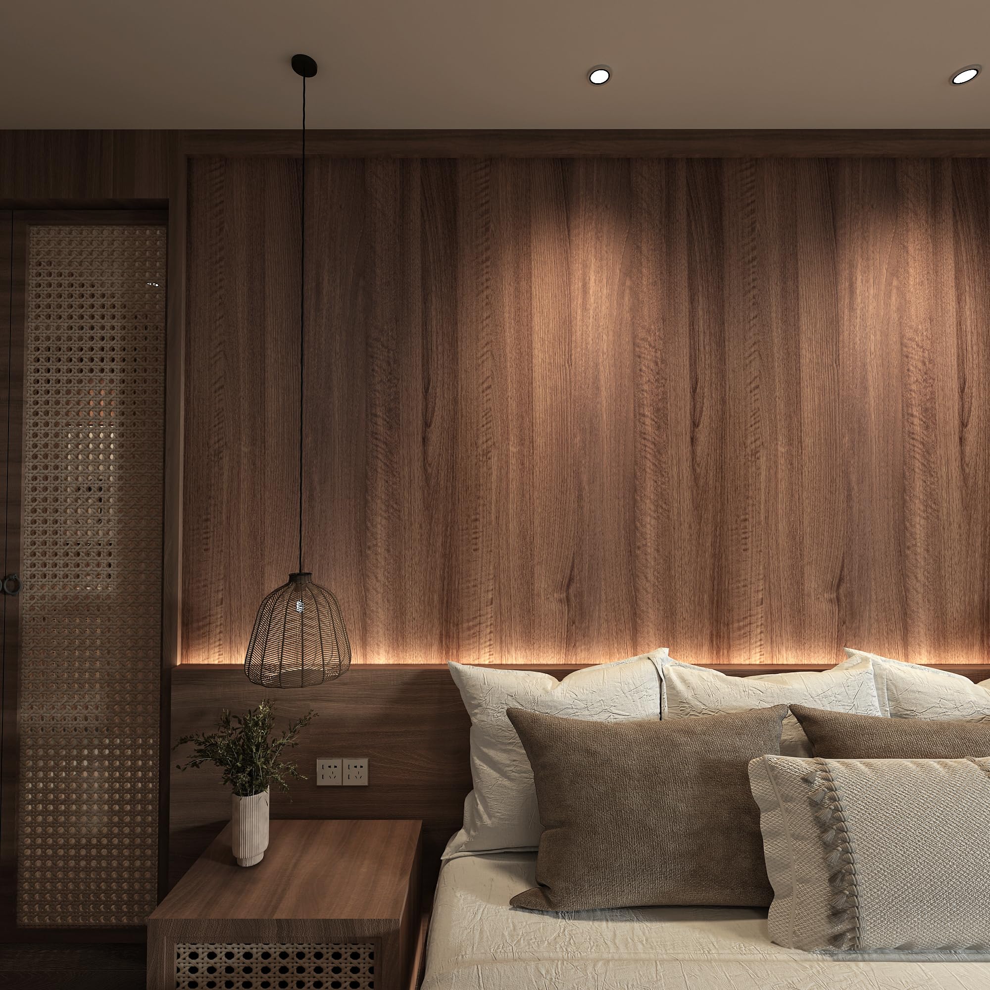 HOLOMEY removable wallpaper peels away clean without sticky residue