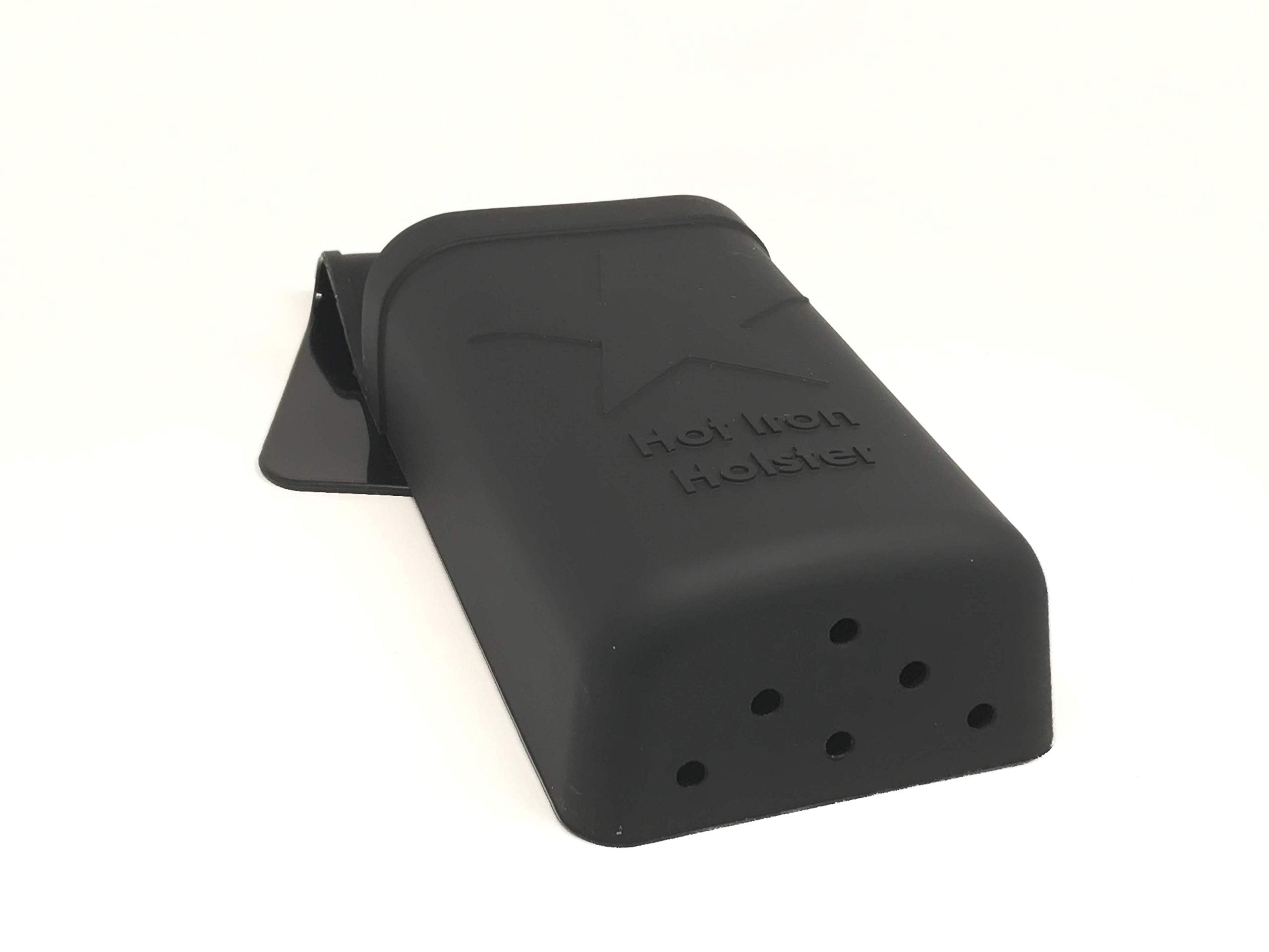 Holster Hot Iron Holster Original keeps bathroom counters organized and free of clutter.