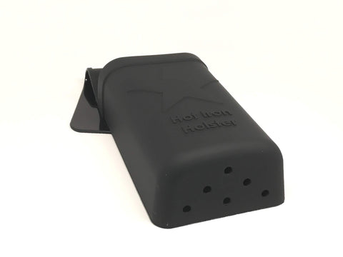 Holster Hot Iron Holster Original keeps bathroom counters organized and free of clutter.