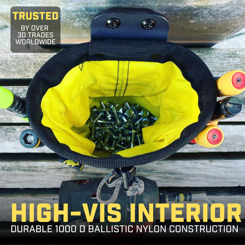 Holstery Joey Tool Belt Bag reinforced-rim highlights durability for tough trades.
