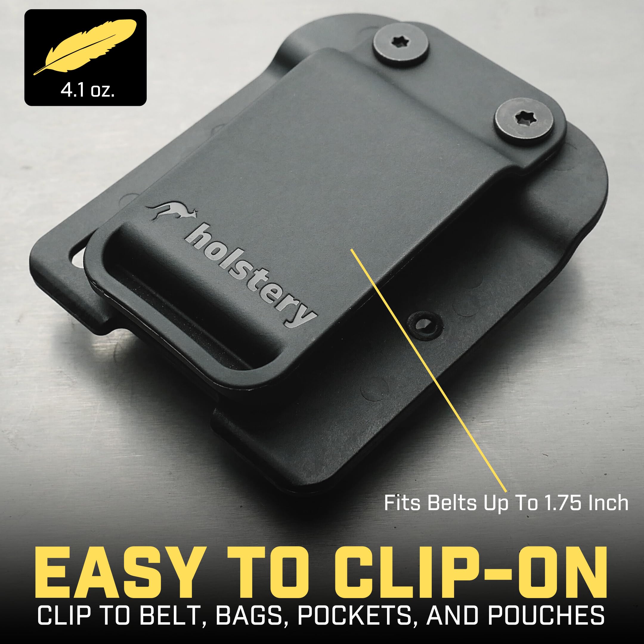 Holstery MagMaster suits electricians and contractors for quick hands-free access.