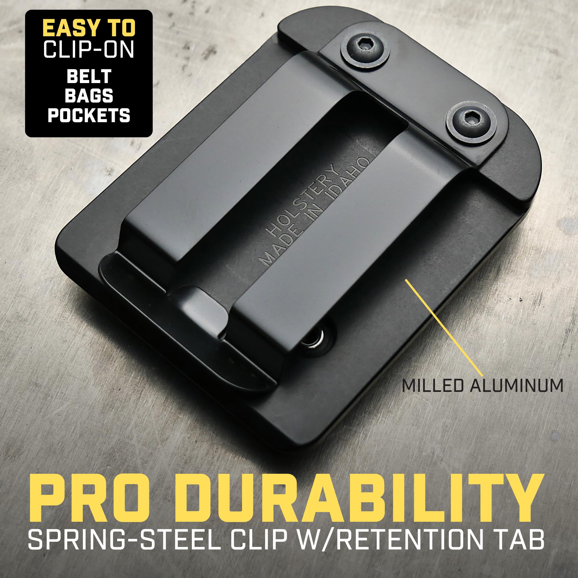 Holstery MagMaster Pro smartphone-safe feature protects devices while secured tools