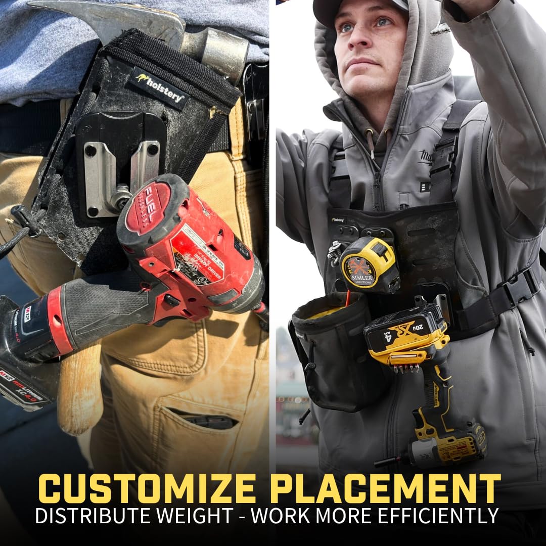 Holstery PinPal Pro mounts to most tools for flexible setup.