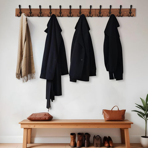 Homagic burnt brown pine boards highlight natural grain and rustic charm