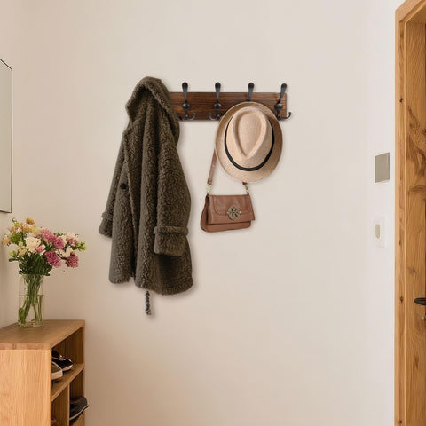 Homagic entryway organizer suitable for coats, towels, and bags in daily use